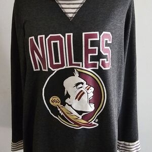 Vintage Womens Game Day Florida State Shirt, Size ML, NOLES Logo On Front